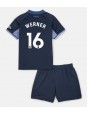 Billige Tottenham Hotspur Timo Werner #16 Bortedraktsett Barn 2023-24 Kortermet (+ Korte bukser)